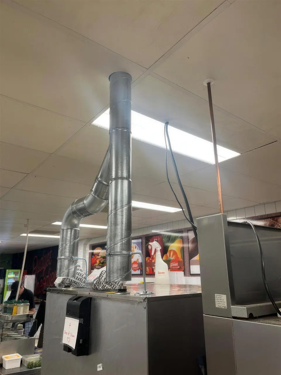 Dubbele ventilatieaansluiting voor stoomoven, Haarlem